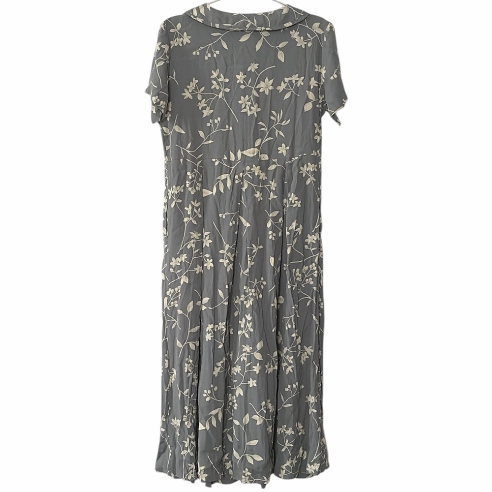 Smith & Hawken Floral Button Down Midi Dress - Picture 4 of 5